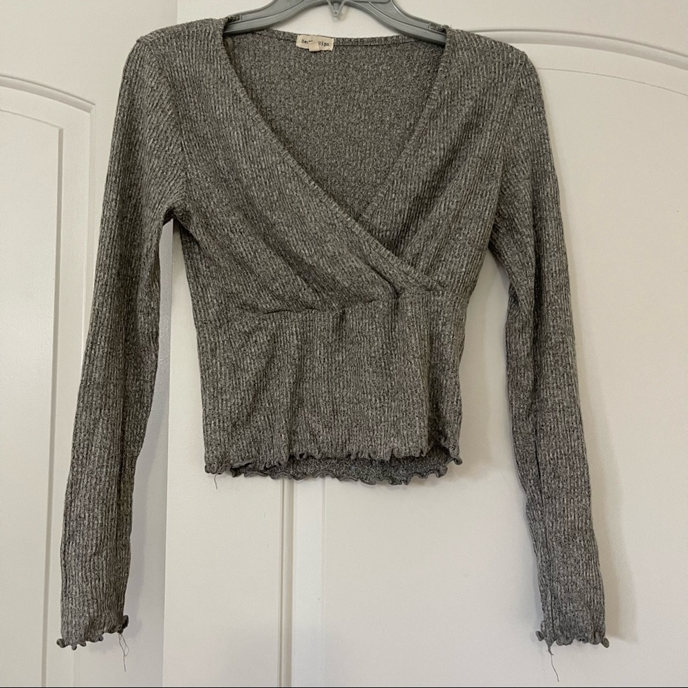 Gray Longsleeve Sweater